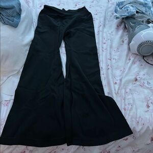 SHEIN Black Flare Pants